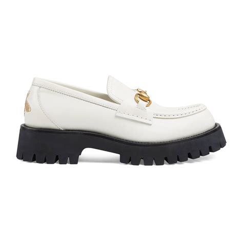 black and white gold gucci|black and white Gucci loafers.